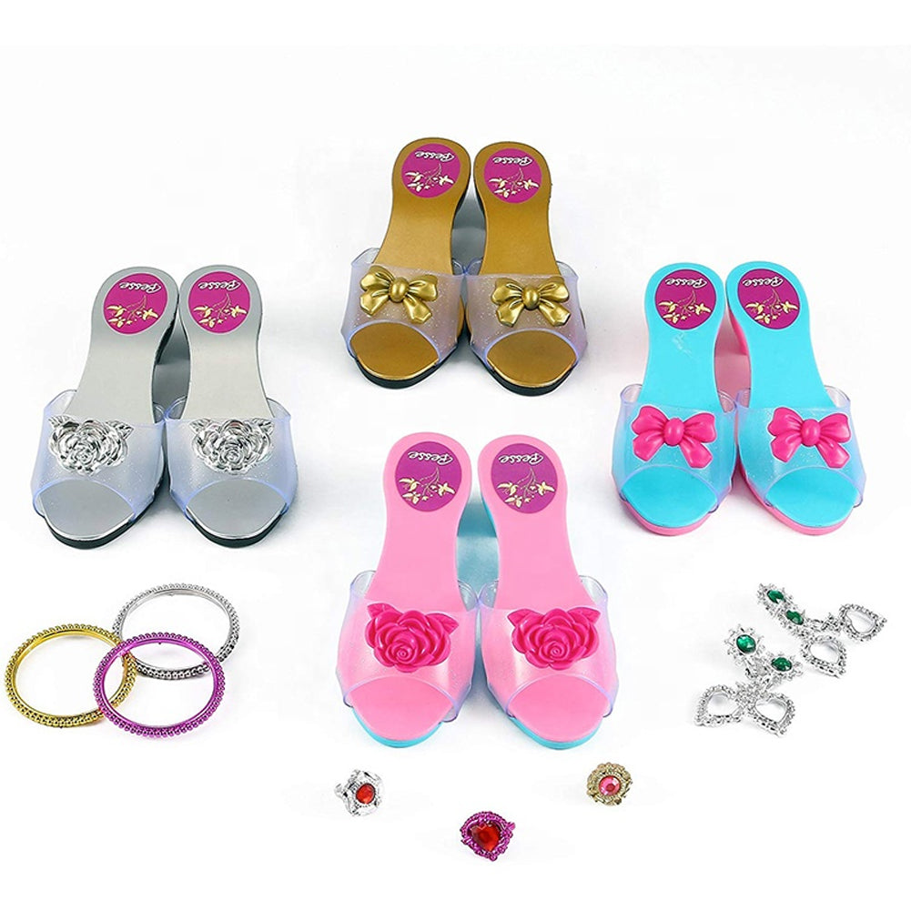 Playset Princess Fashion Bambini Gioco Principesse Beauty con Scarpe e Accessori