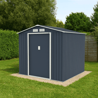 RICOVERO ATTREZZI LAMIERA CM 213X195X195 GRIGIO