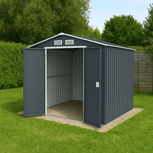 RICOVERO ATTREZZI LAMIERA CM 213X195X195 GRIGIO