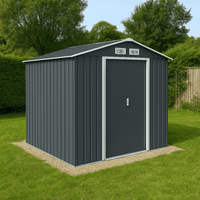 RICOVERO ATTREZZI LAMIERA CM 213X195X195 GRIGIO