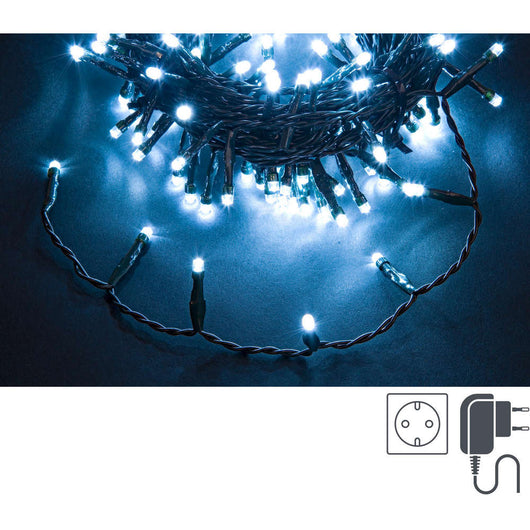 Luci di Natale 1500 Led da Esterno e Interno IP44 Filo 5 mm Temperatura di colore: Luce Fredda