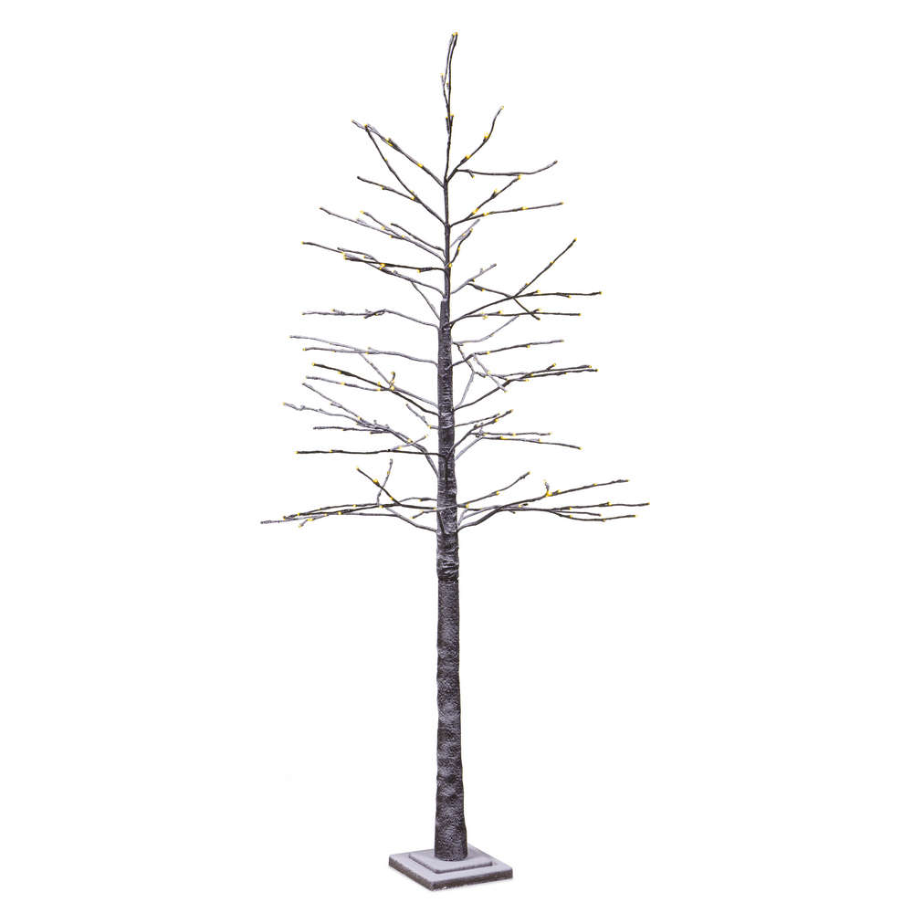 Mini Albero di Natale Stilizzato con Luci Led Imogen Marrone Formato: h 150 cm