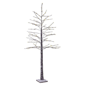 Mini Albero di Natale Stilizzato con Luci Led Imogen Marrone Formato: h 150 cm