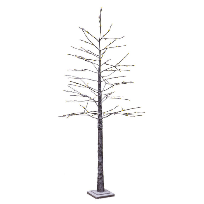 Mini Albero di Natale Stilizzato con Luci Led Imogen Marrone Formato: h 180 cm