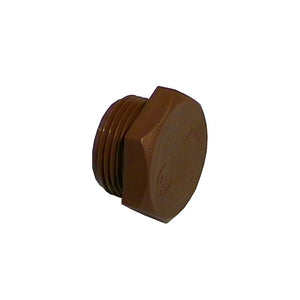Tappo maschio in pp marrone