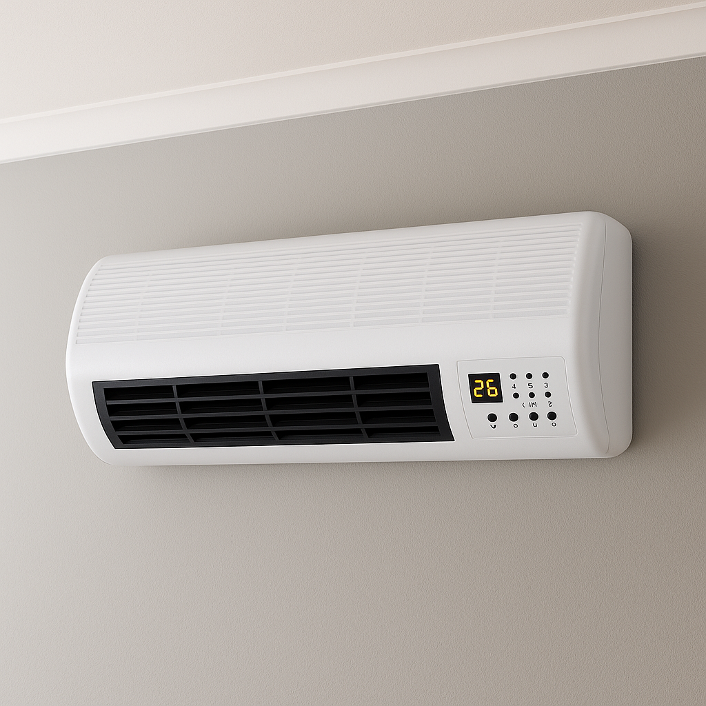 TERMOVENTILATORE DIGITALE PARETE TEPORUS 1000/2000W KPT2000B-4501L