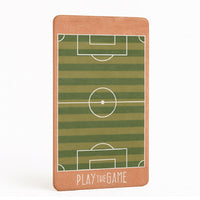 Tappeto Cameretta Bambino 80x140 Verde Morbido Campo da Calcio in Polyestere e Spugna