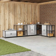 Stoccaggio in cucina Argento 60 x 50 x 92 cm Acciaio