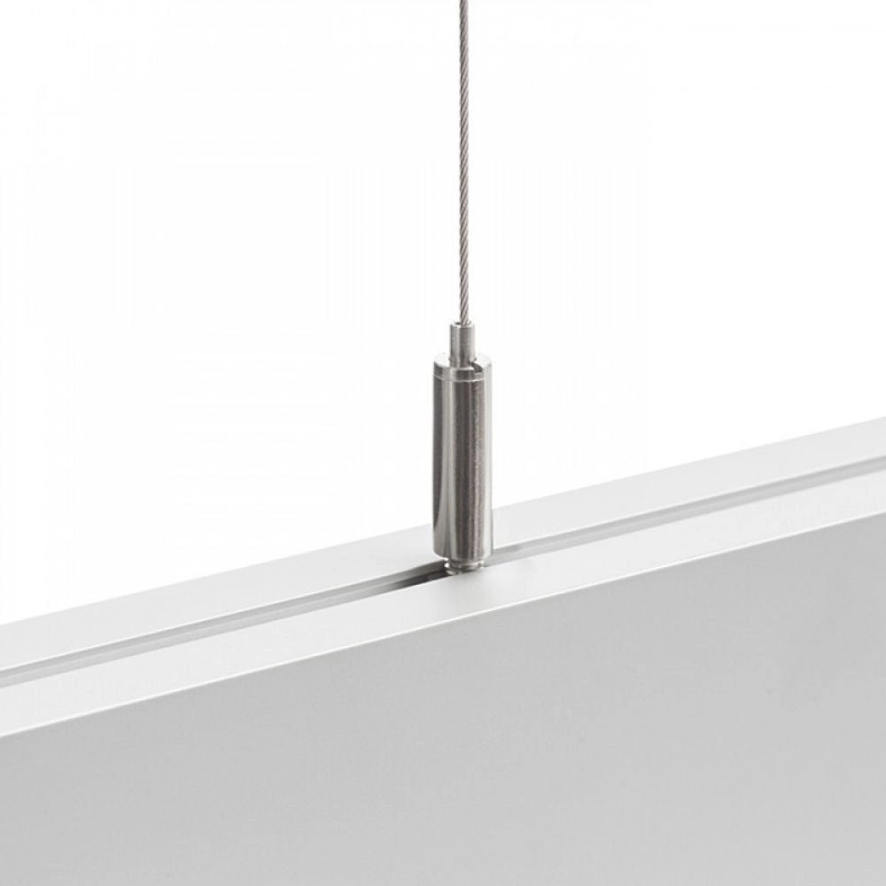 Lampadario LED PESANTE 35 a sospensione  alluminio anodizzato 230V LED 40W 3000K