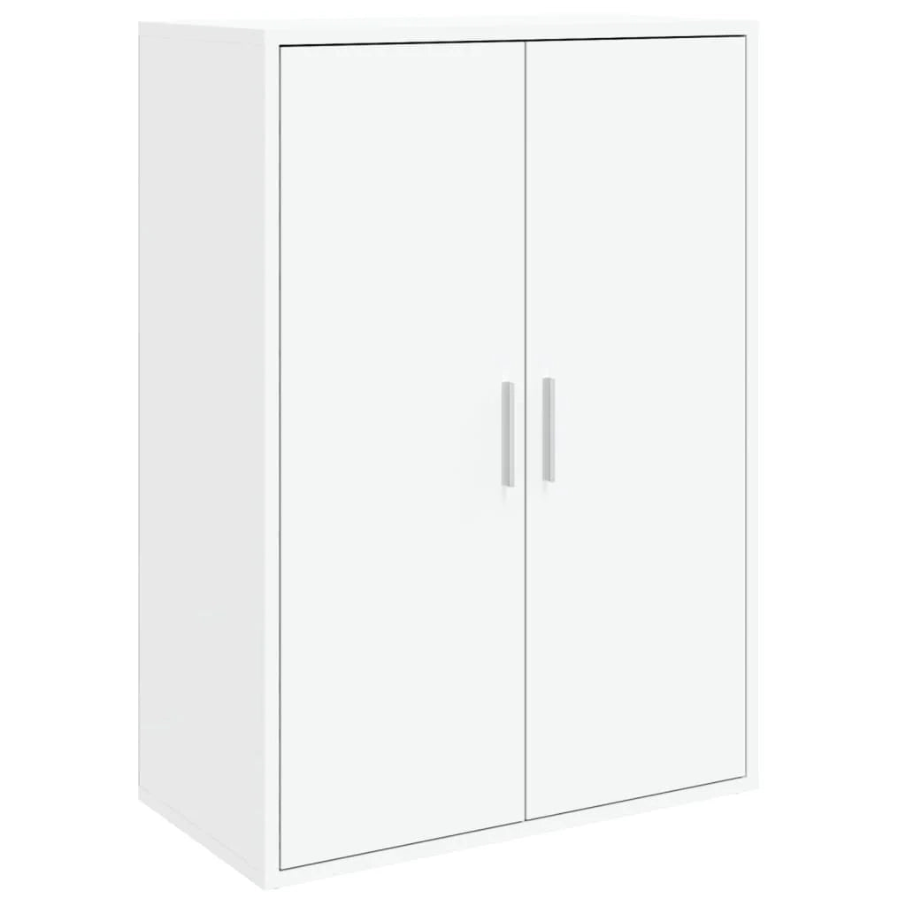 Buffet credenza cassettiera armadio mobile contenitore organizer per cucina soggiorno salotti set da 2 60 x 31 x 84 cm legno ingegnerizzato bianco 02_0036677