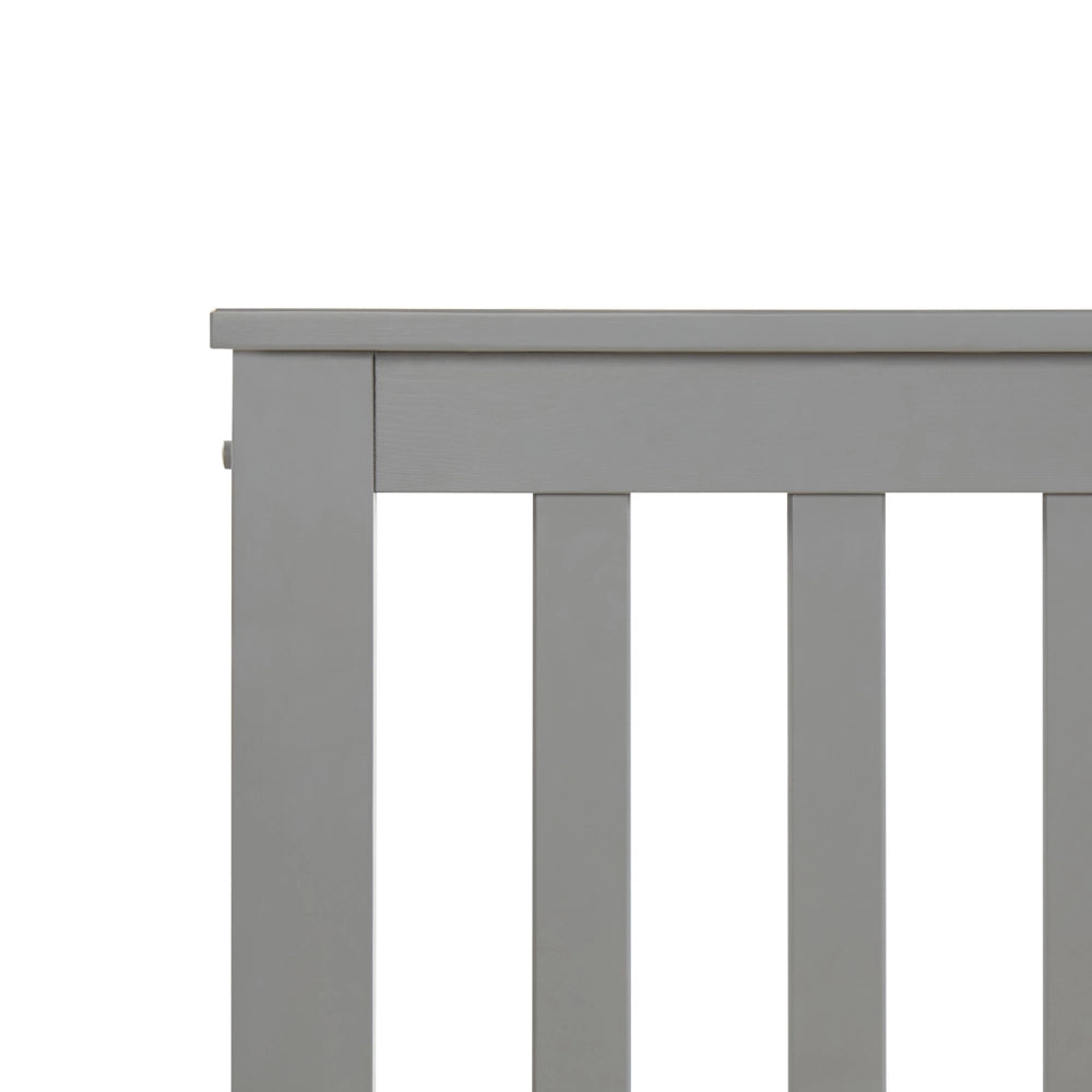 Letto in legno di pino grigio matrimoniale 140 x 200 cm 6 stile scandinavo