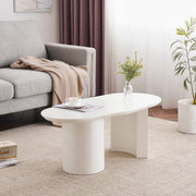 Tavolino da caff¨¨ ¨C Minimal ¨C bianco in MDF 100x50x45