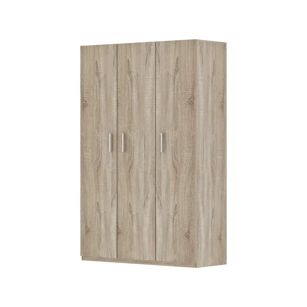 Armadio 3 porte TOM – Rovere Sonoma – Ampio spazio di stoccaggio