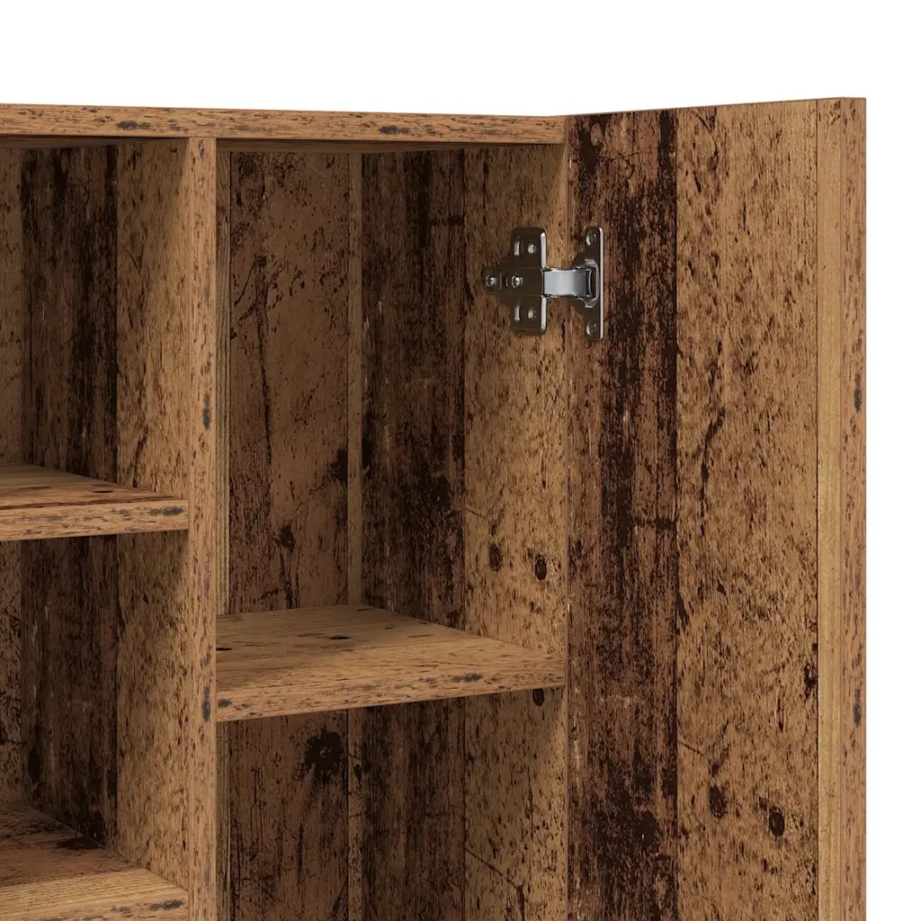 Mobile per Lavatrice Legno Antico 64x25,5x190 cm CFW9082571