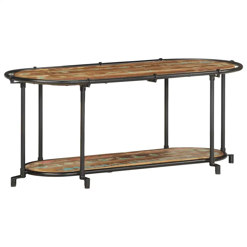 vidaXL Mobile Porta TV 100x42x40 cm in Legno Massello di Recupero