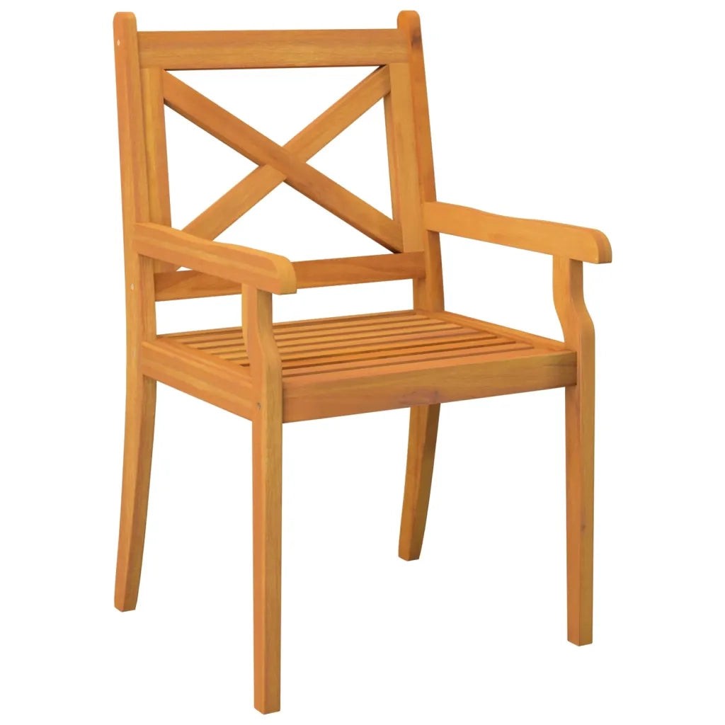 Set Mobili da Pranzo per Giardino 5 pz Legno Massello di Acacia 3057998