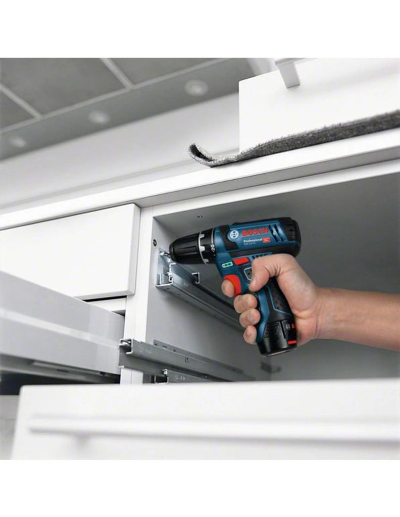 Trapano Avvitatore BOSCH GSR 12V-15 (1 x 3,0 Ah + GAL12V-40 + L-Boxx 102)