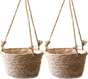 Sostegni per piante - corda di juta - vaso per piante - sostenitori per piante - vasi per fiori - 2 pezzi