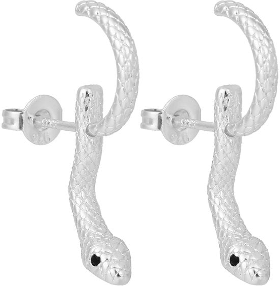 Orecchini a forma di testa di serpente in rame - Accessori Gothic per donne - Orecchini a forma di Medusa - Accessori per Halloween - Accessori con look misterioso - Dimensioni 2,5x2 cm