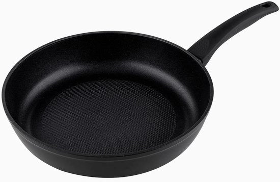 Padella in Alluminio con Superficie Antiforfora - Induzione - 1 pezzo - Nero - 26 cm