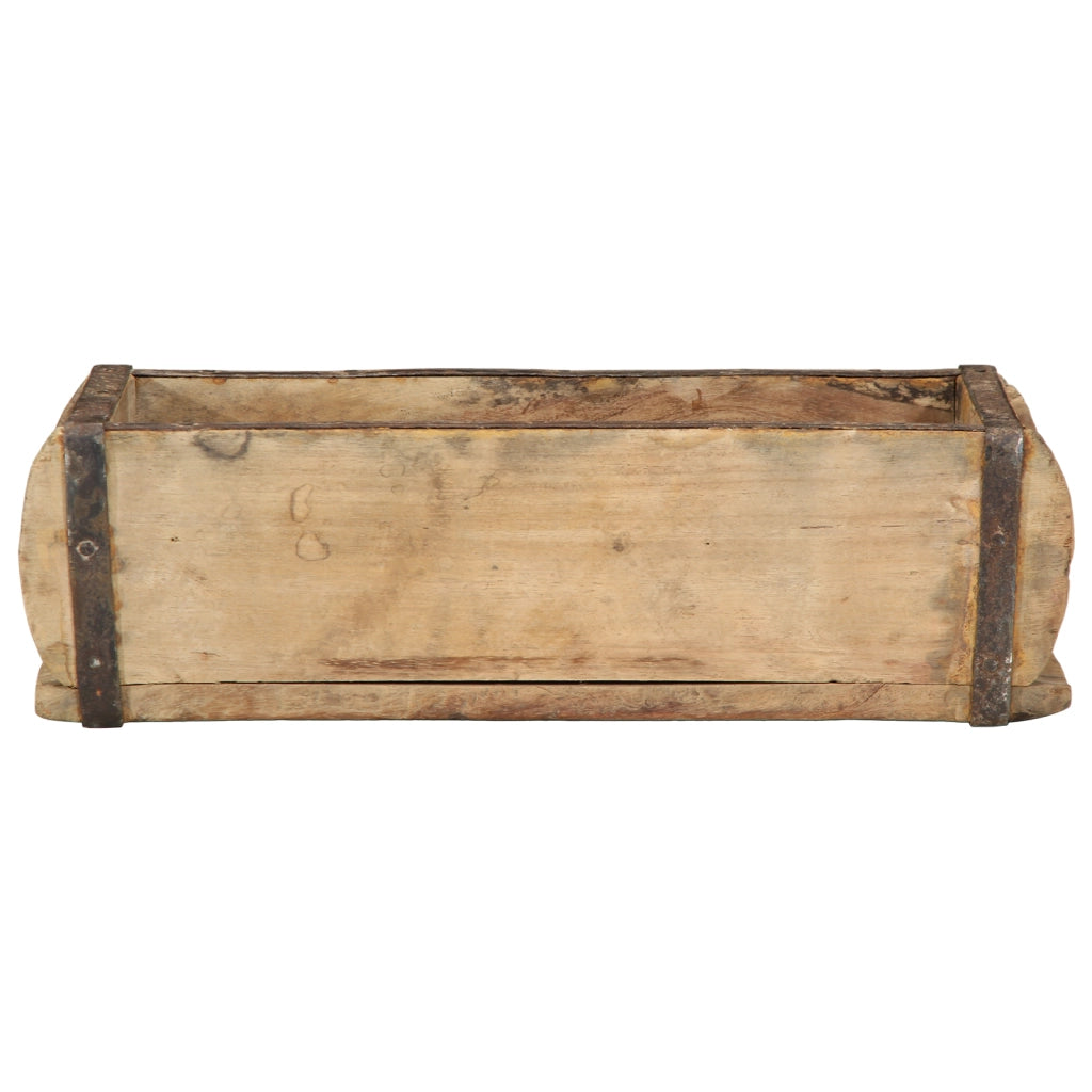 Vassoio 30x15x9 cm Legno Massiccio Riciclato
