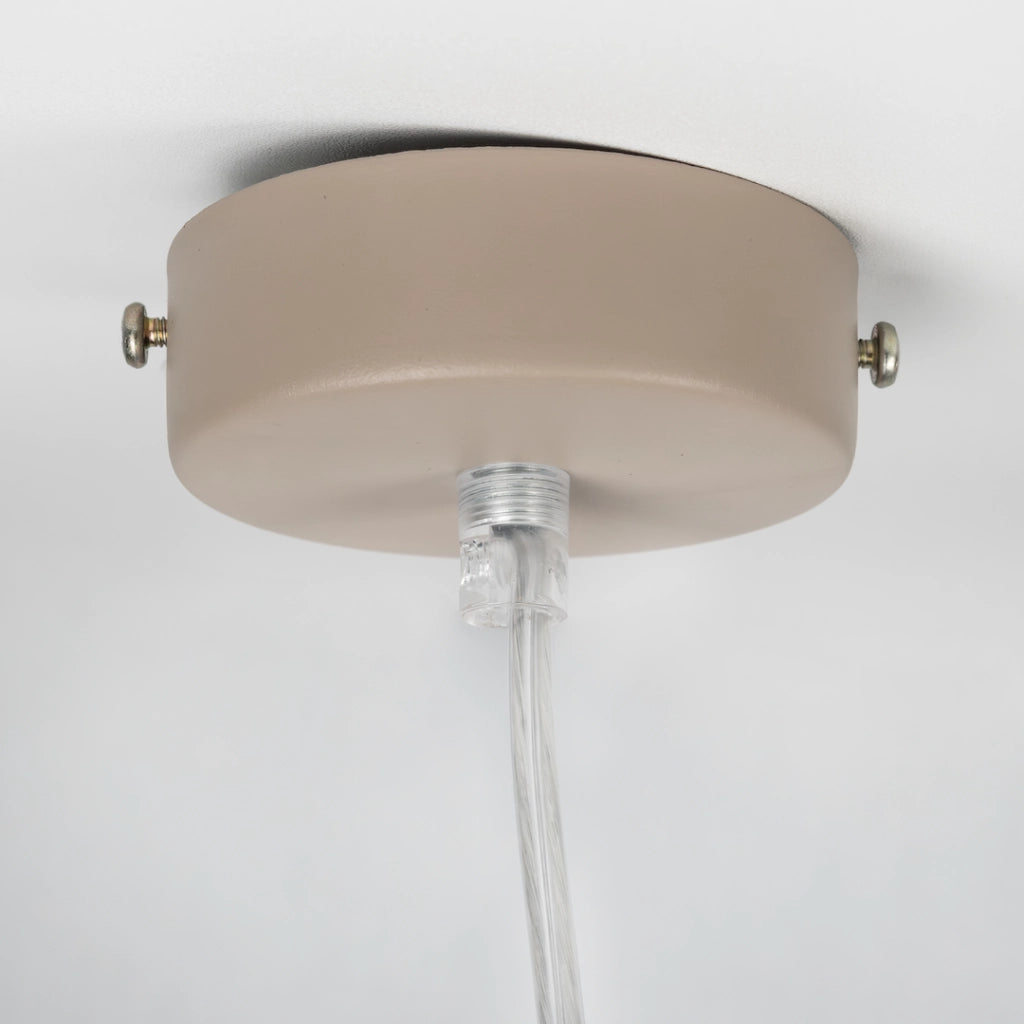 Lampada a sospensione tubo cashmere oro GU10 Milagro