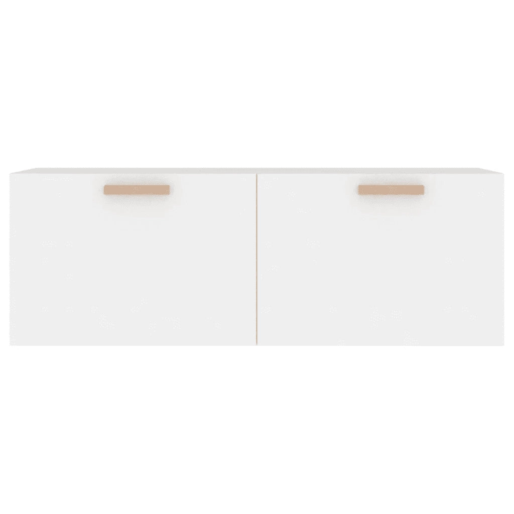 Mobile Pensile Bianco 100x36,5x35 cm Legno Multistrato 812942