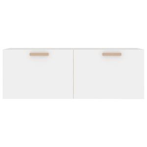 Mobile Pensile Bianco 100x36,5x35 cm Legno Multistrato 812942