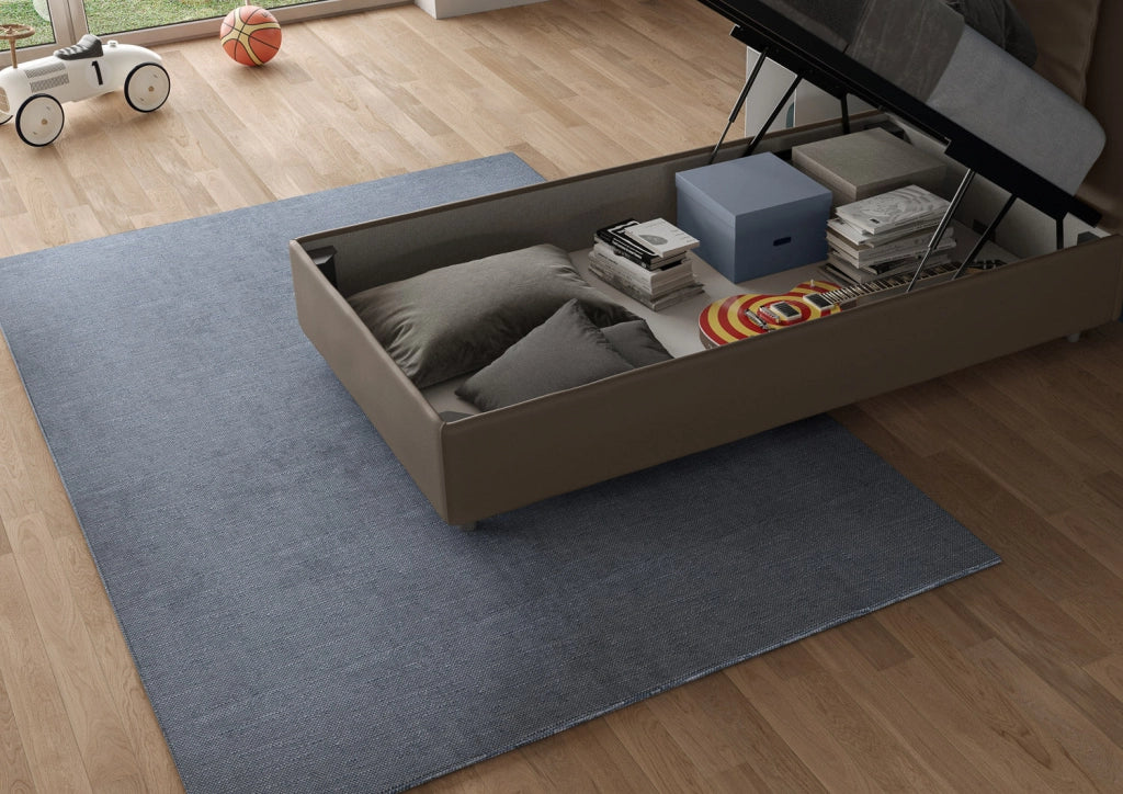 Letto Singolo 80x210 cm Senza Rete Sunny Cappuccino