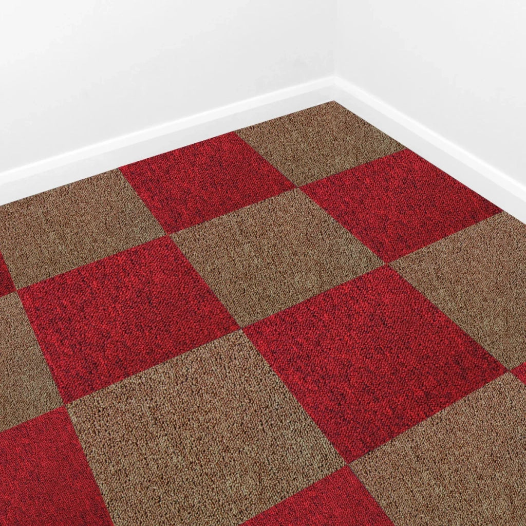 Moquette a Quadrotte 50x50 in Pacchi da 20 Pezzi Copre 5mq Autoposanti