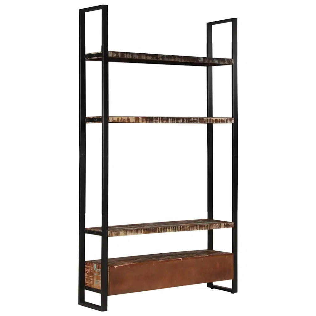 Libreria 118x30x200 cm in Legno Massello di Recupero 321054