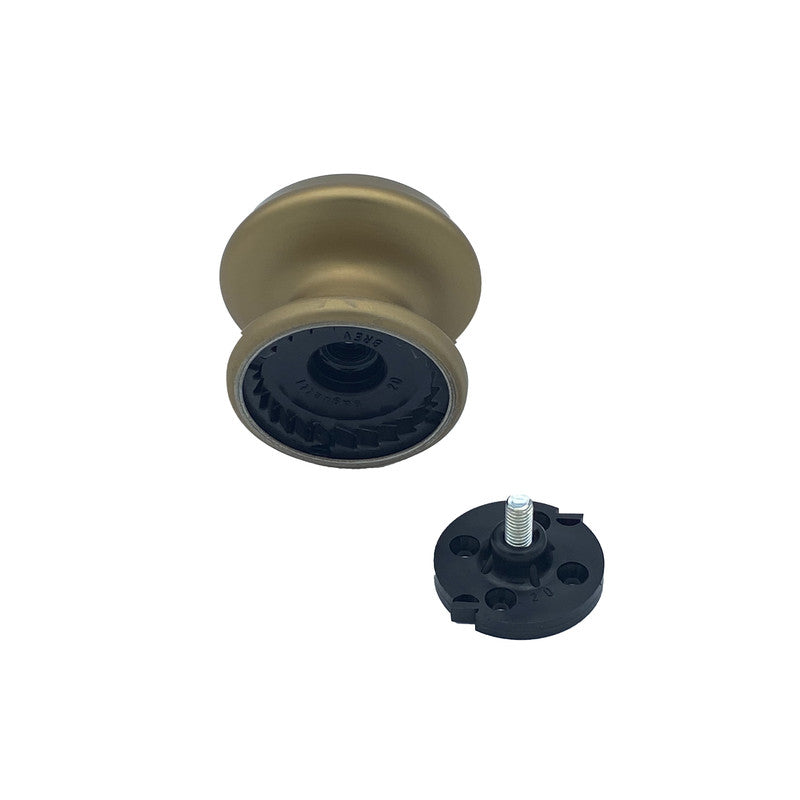 Pomolo fisso per porta SAGUATTI 177/80GB in alluminio bronzo satinato