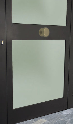 Pomolo fisso per porta SAGUATTI 177/80GB in alluminio bronzo satinato