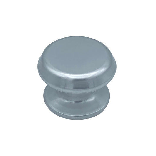 Pomolo fisso per porta SAGUATTI 177/80AB in alluminio argento lucido