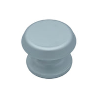 Pomolo fisso per porta SAGUATTI 177/80EB in alluminio argento satinato