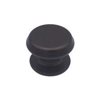 Pomolo fisso per porta SAGUATTI 177/80IB in alluminio marrone opaco