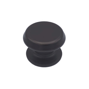 Pomolo fisso per porta SAGUATTI 177/80IB in alluminio marrone opaco