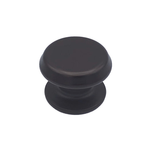 Pomolo fisso per porta SAGUATTI 177/80IB in alluminio marrone opaco