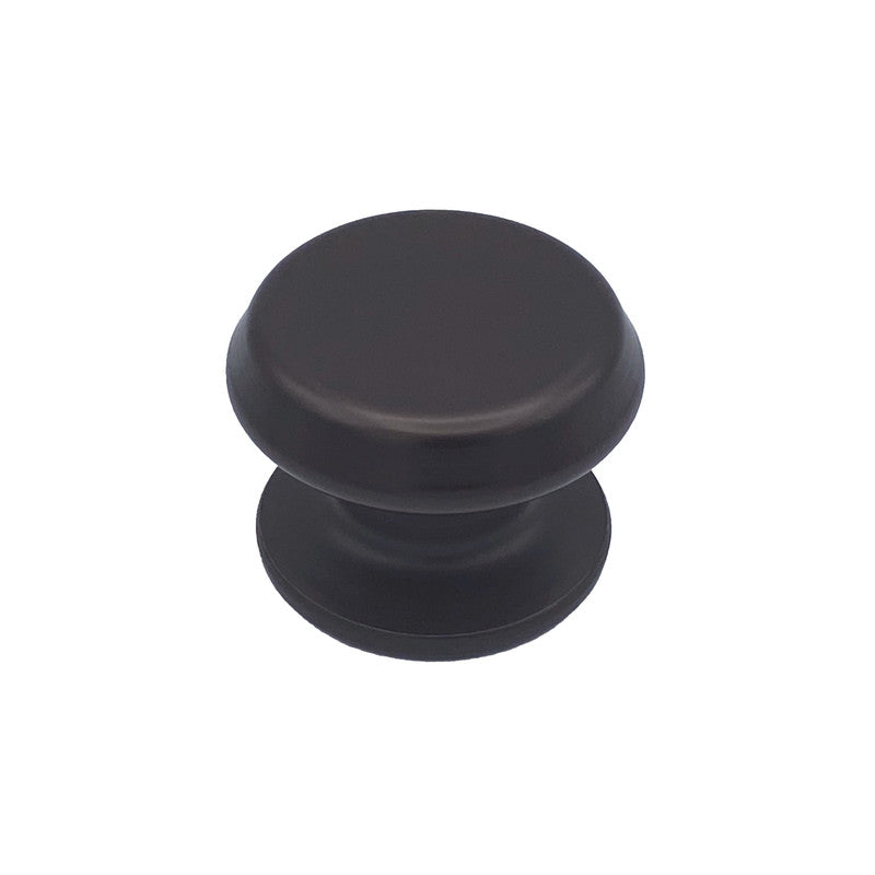 Pomolo fisso per porta SAGUATTI 177/80IB in alluminio marrone opaco