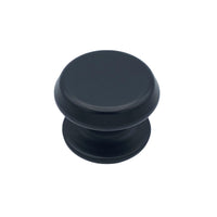 Pomolo fisso per porta SAGUATTI 177/80ZB in alluminio nero opaco