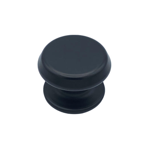 Pomolo fisso per porta SAGUATTI 177/80ZB in alluminio nero opaco