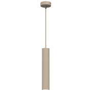 Lampada sospesa a tubo beige GU10 1 luce Raito Luminex