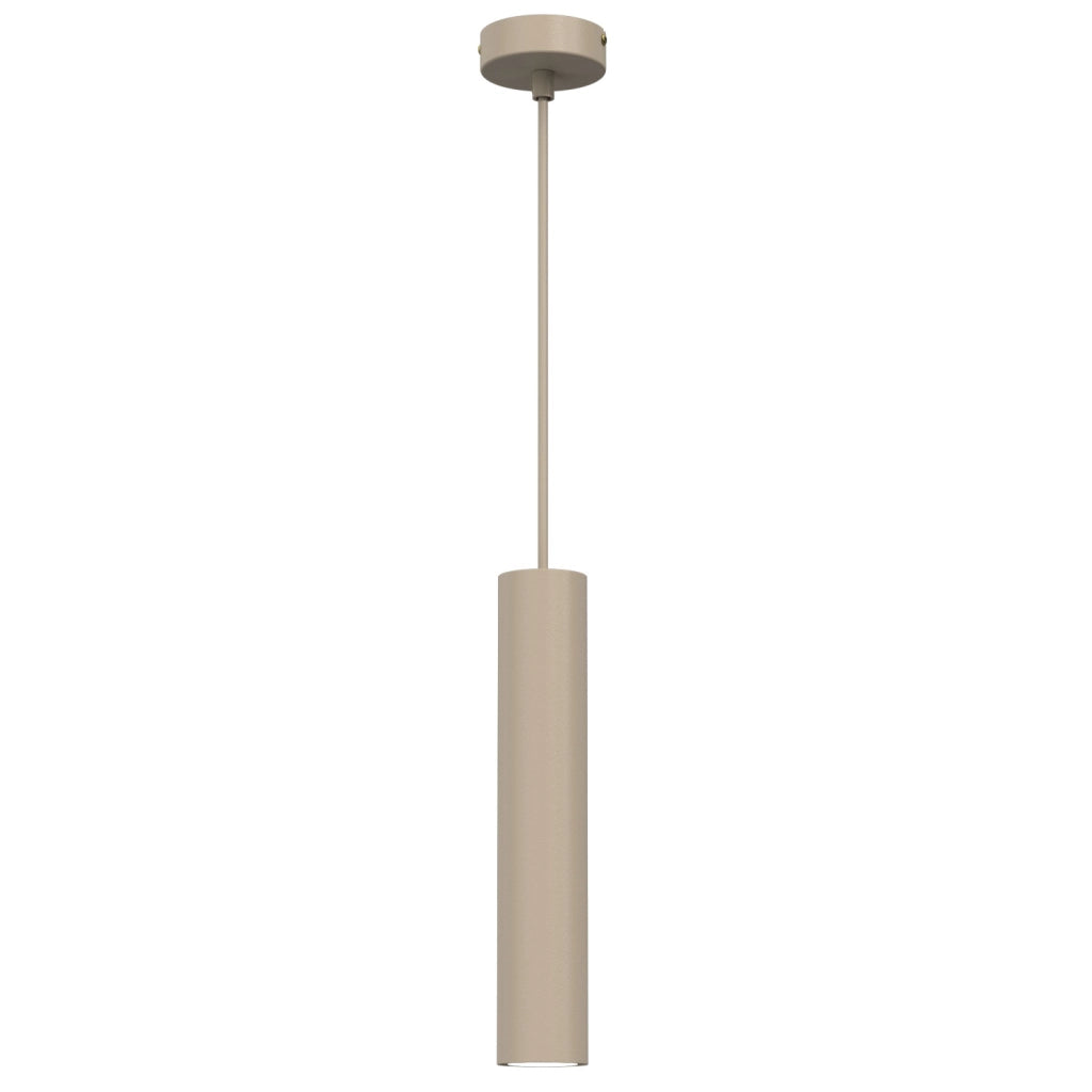 Lampada sospesa a tubo beige GU10 1 luce Raito Luminex