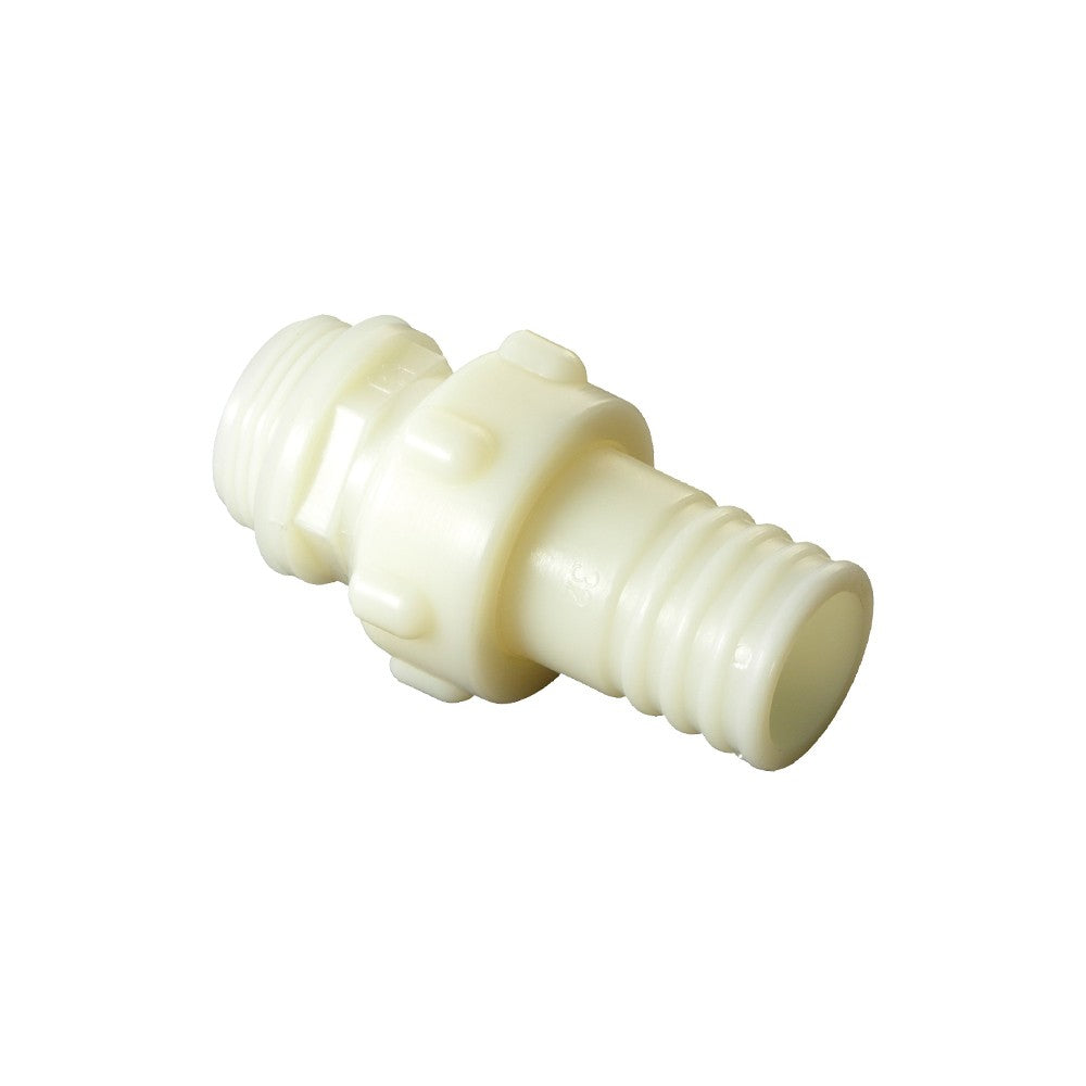 Raccordo tre pezzi diritto in pa con accoppiamento conico attacco m