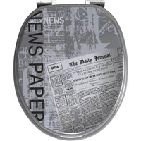 Allibert 813954 - sedile copri wc con cerniera in metallographic