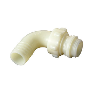 Raccordo tre pezzi curvo in pa a 90° con accoppiamento conico