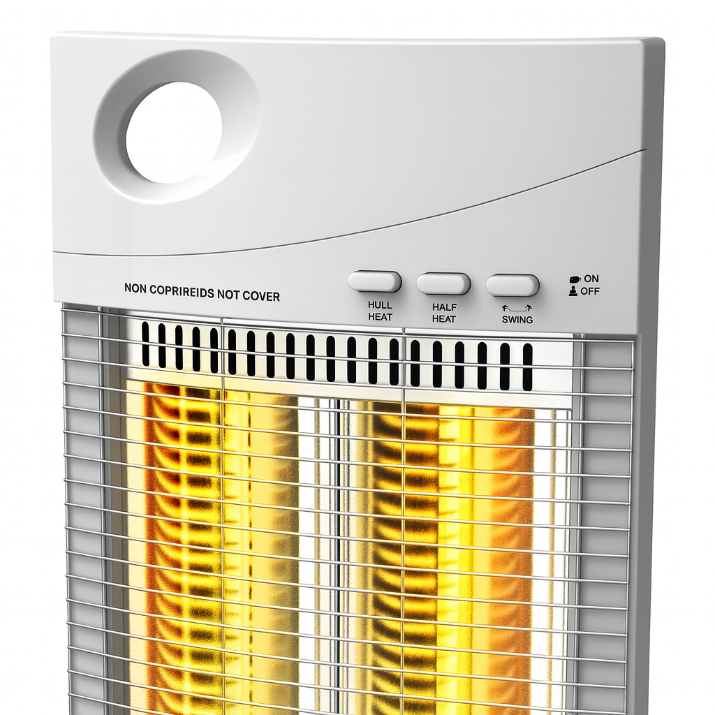 STUFA AL CARBONIO OSCILLANTE 500/1000W – Mod. NSB-C31