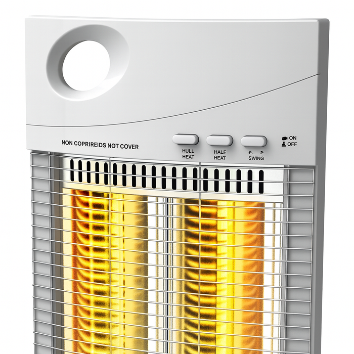 STUFA AL CARBONIO OSCILLANTE 500/1000W – Mod. NSB-C31