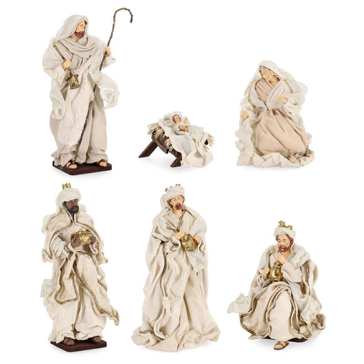 Statuine Presepe con Natività e Re Magi Rosa Bizzotto