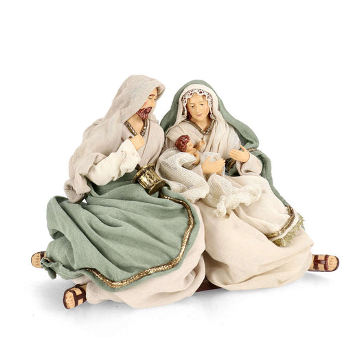Natività con San Giuseppe Madonna e Gesù Azzurro 22 cm Faithful Bizzotto
